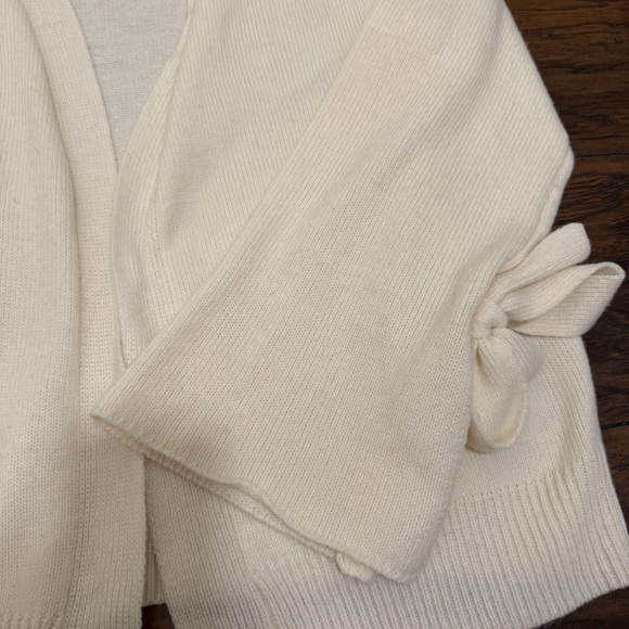 JOA Los Angeles Wool Blend Tie Sleeve Cardigan - Picture 4 of 6